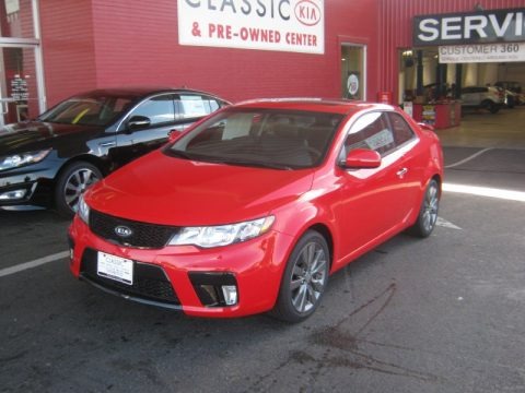Racing Red 2012 Kia Forte Koup SX