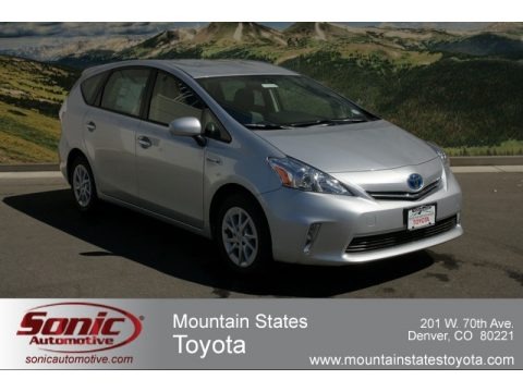 Classic Silver Metallic 2012 Toyota Prius v Two Hybrid