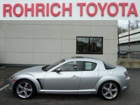 Sunlight Silver Metallic 2004 Mazda RX-8 Grand Touring Sunlight Silver Metallic 2004 Mazda RX-8 Grand Touring