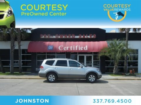 Bright Silver 2009 Kia Borrego LX V6