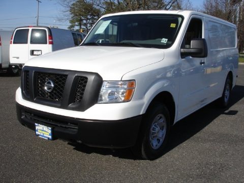 Blizzard White 2012 Nissan NV 1500 S