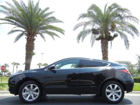 Crystal Black Pearl 2010 Acura ZDX AWD Technology Crystal Black Pearl 2010 Acura ZDX AWD Technology