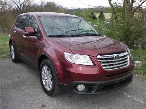 Ruby Red Pearl 2010 Subaru Tribeca 3.6R Limited
