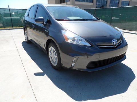 Magnetic Gray Metallic 2012 Toyota Prius v Three Hybrid