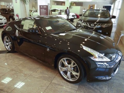 Magnetic Black 2012 Nissan 370Z Sport Touring Coupe