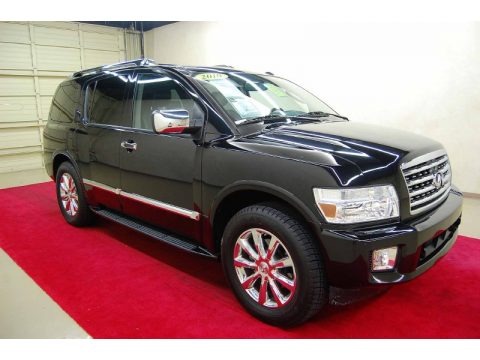Liquid Onyx Black 2010 Infiniti QX 56