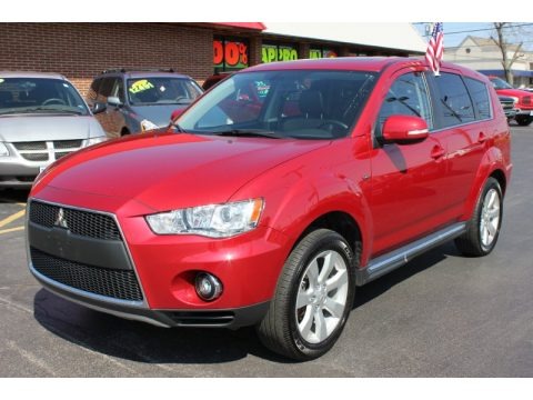 Rally Red Metallic 2011 Mitsubishi Outlander GT AWD Rally Red Metallic 2011 Mitsubishi Outlander GT AWD