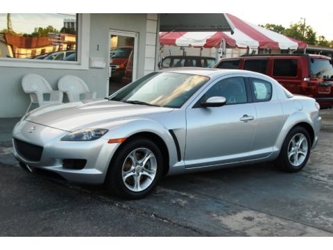 Sunlight Silver Metallic 2005 Mazda RX-8 Sport Sunlight Silver Metallic 2005 Mazda RX-8 Sport