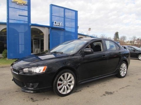 Tarmac Black Pearl 2009 Mitsubishi Lancer GTS