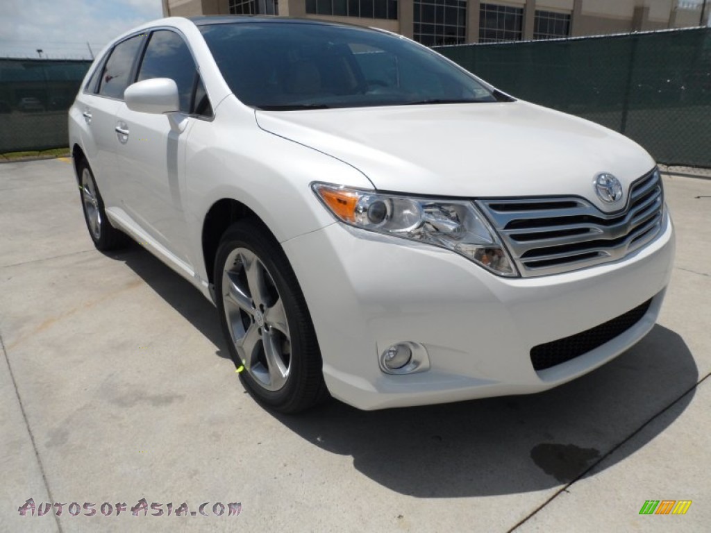 2012 Venza Limited - Blizzard White Pearl / Ivory photo #1