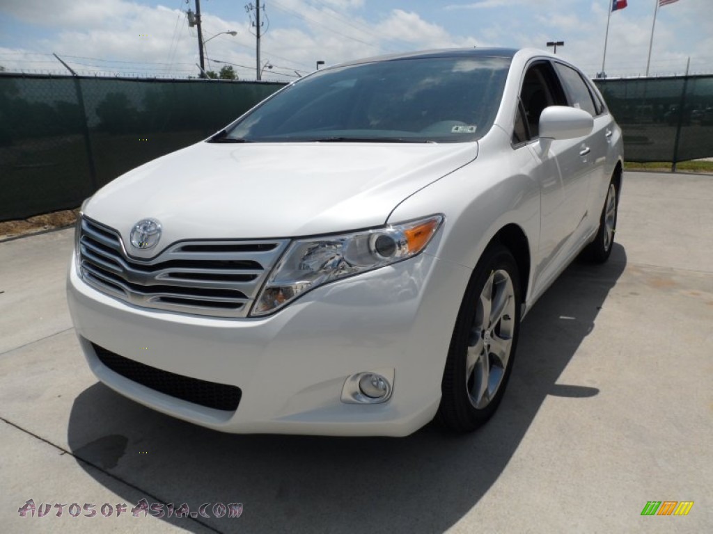 2012 Venza Limited - Blizzard White Pearl / Ivory photo #7
