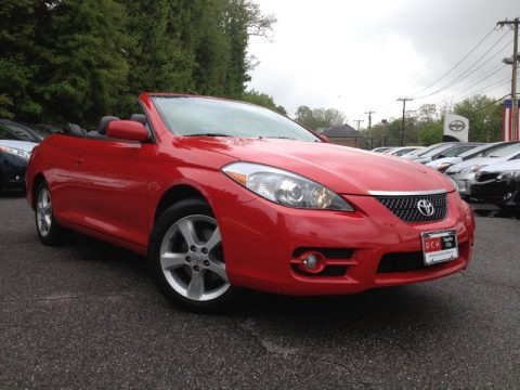 Super Red 5 2008 Toyota Solara SLE V6 Convertible Super Red 5 2008 Toyota Solara SLE V6 Convertible