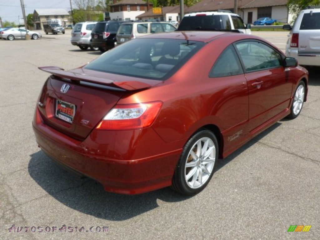 2006 Honda civic si habanero red #6