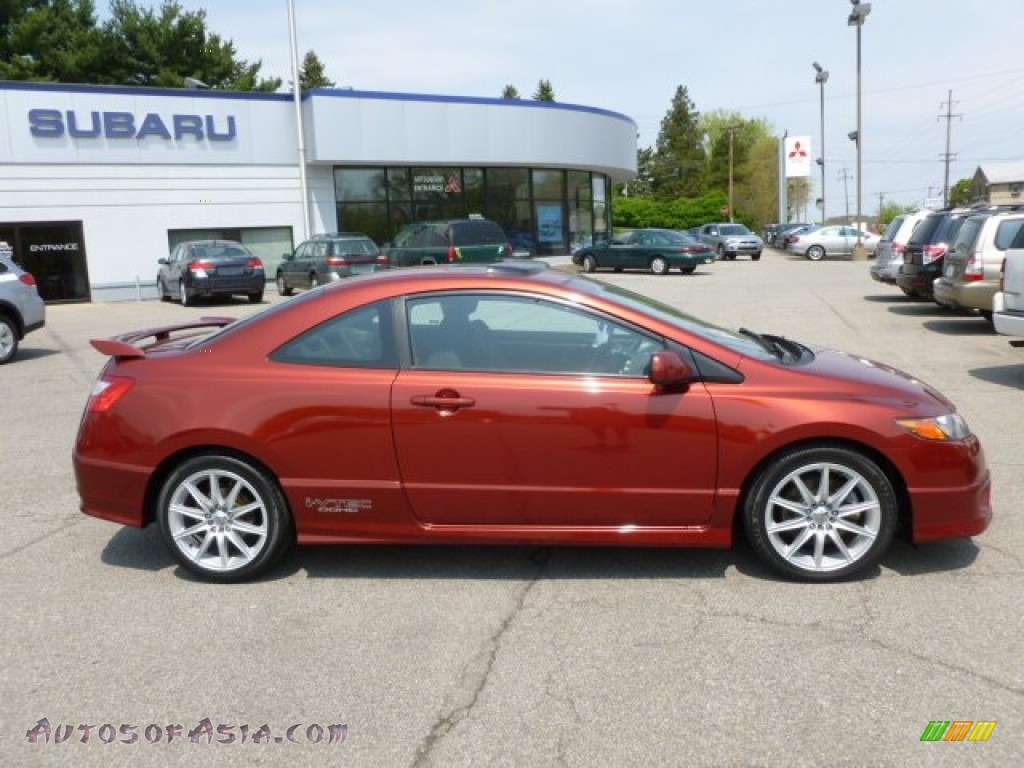 2006 Honda civic si habanero red #5