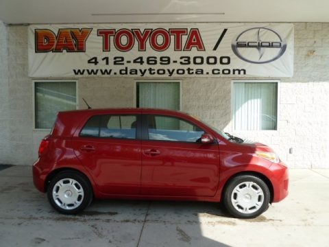 Barcelona Red Metallic 2008 Scion xD 