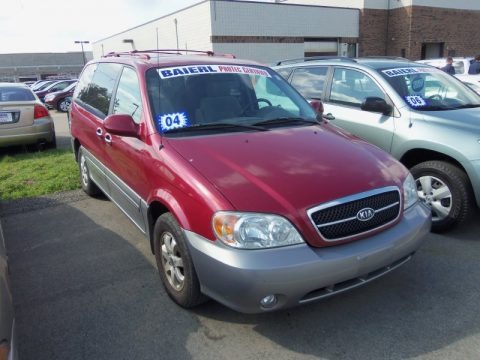 Ruby Red 2004 Kia Sedona EX Ruby Red 2004 Kia Sedona EX