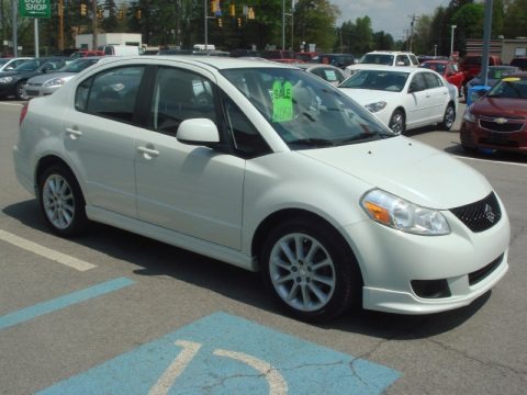 White Water Pearl 2008 Suzuki SX4 Sport Sedan White Water Pearl 2008 Suzuki SX4 Sport Sedan