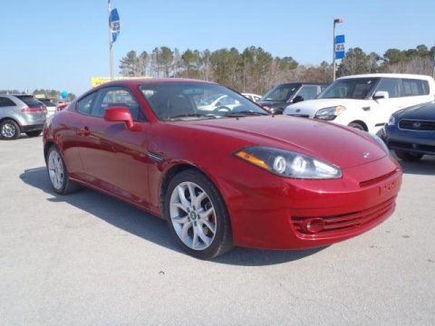 Redfire Pearl 2008 Hyundai Tiburon SE Redfire Pearl 2008 Hyundai Tiburon SE