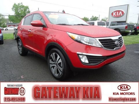 Signal Red 2011 Kia Sportage EX