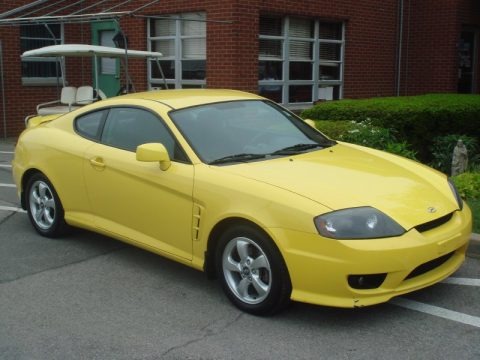 Sunburst Yellow 2006 Hyundai Tiburon GS Sunburst Yellow 2006 Hyundai Tiburon GS