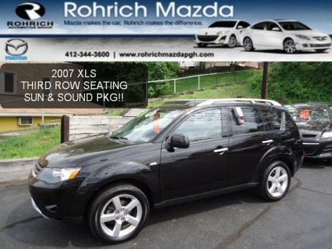 Labrador Black Pearl 2007 Mitsubishi Outlander XLS 4WD Labrador Black Pearl 2007 Mitsubishi Outlander XLS 4WD