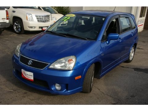 Techno Blue Metallic 2006 Suzuki Aerio SX AWD Sport Wagon Techno Blue Metallic 2006 Suzuki Aerio SX AWD Sport Wagon