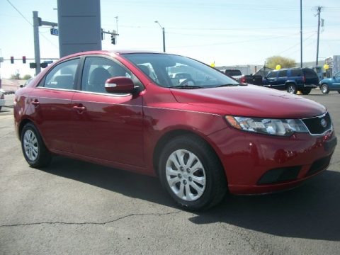 Spicy Red 2010 Kia Forte EX Spicy Red 2010 Kia Forte EX
