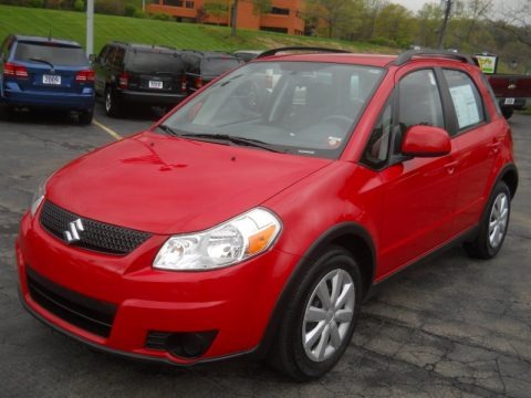 Vivid Red 2011 Suzuki SX4 Crossover AWD Vivid Red 2011 Suzuki SX4 Crossover AWD
