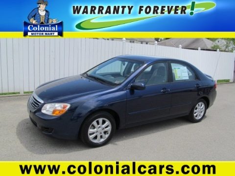 Deep Ocean Blue 2007 Kia Spectra EX Sedan
