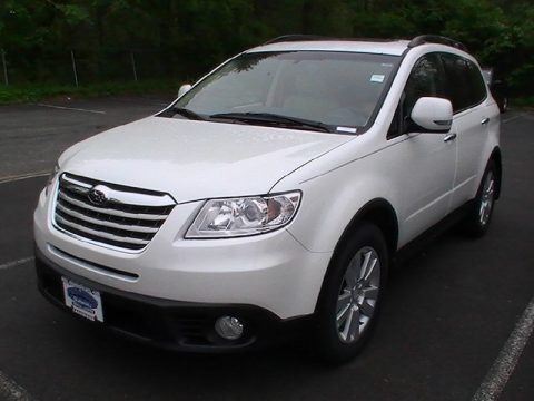 Satin White Pearl 2012 Subaru Tribeca 3.6R Limited