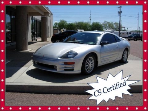 Sterling Silver Metallic 2000 Mitsubishi Eclipse GS Coupe