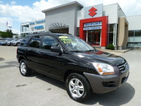 Black Cherry Metallic 2008 Kia Sportage LX V6 4x4