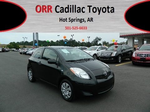 Black Sand Pearl 2009 Toyota Yaris 3 Door Liftback