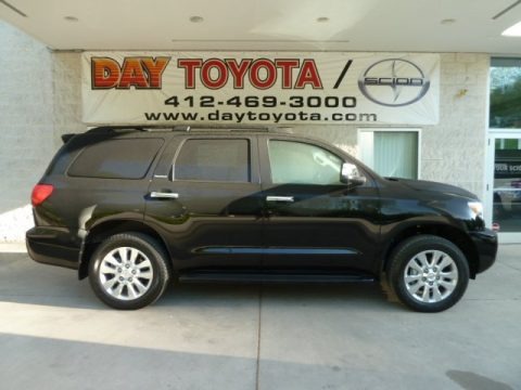 Black 2012 Toyota Sequoia Platinum 4WD Black 2012 Toyota Sequoia Platinum 4WD