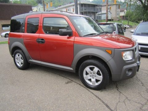 Sunset Orange Pearl 2005 Honda Element EX AWD