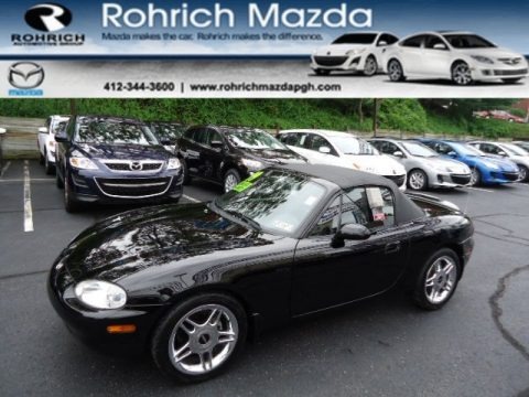 Brilliant Black 1999 Mazda MX-5 Miata Roadster Brilliant Black 1999 Mazda MX-5 Miata Roadster