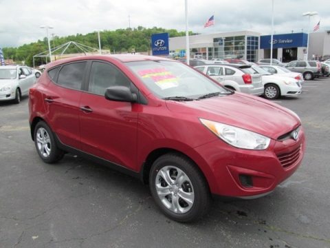 Garnet Red 2012 Hyundai Tucson GL