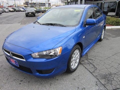 Octane Blue Pearl 2012 Mitsubishi Lancer ES