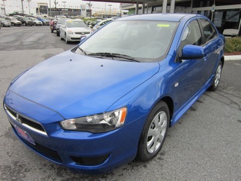 Octane Blue Pearl 2012 Mitsubishi Lancer ES