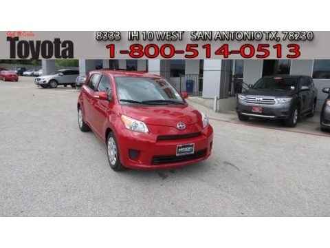 Barcelona Red Metallic 2010 Scion xD 