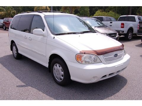 Clear White 2005 Kia Sedona LX Clear White 2005 Kia Sedona LX