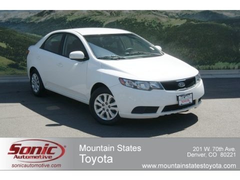 Clear White 2010 Kia Forte EX Clear White 2010 Kia Forte EX