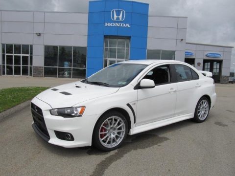 Wicked White 2010 Mitsubishi Lancer Evolution GSR