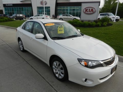 Satin White Pearl 2009 Subaru Impreza 2.5i Sedan Satin White Pearl 2009 Subaru Impreza 2.5i Sedan