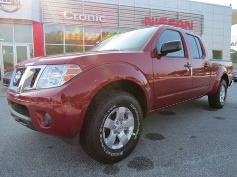Red Brick 2012 Nissan Frontier SV Crew Cab