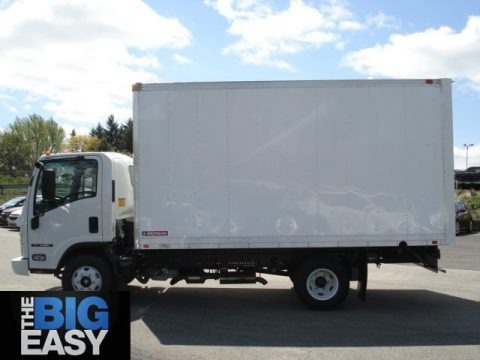 Arctic White 2012 Isuzu N Series Truck NPR