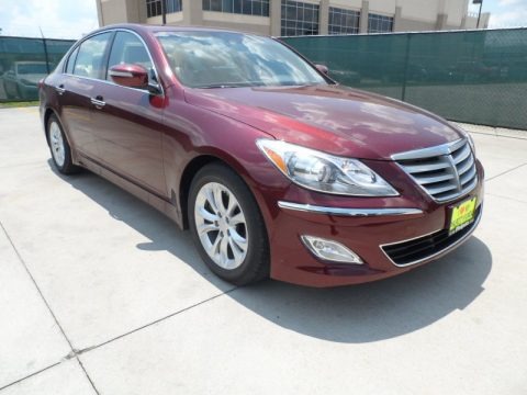 Cabernet Red Pearl 2012 Hyundai Genesis 3.8 Sedan