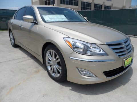 Campagne Beige Metallic 2012 Hyundai Genesis 3.8 Sedan