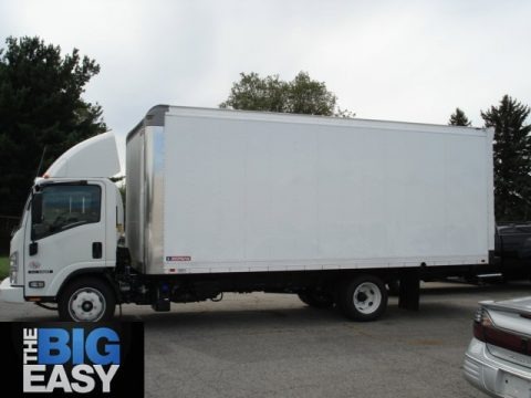 Arctic White 2012 Isuzu N Series Truck NQR