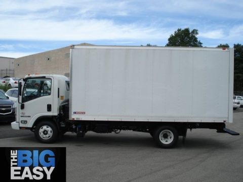 Arctic White 2012 Isuzu N Series Truck NPR HD